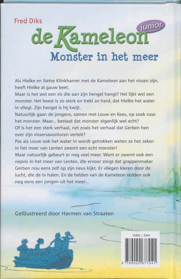 Monster in het meer / Kameleon junior 9789020677041, Verzenden, Zo goed als nieuw, Fred Diks