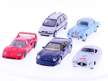 Schaal 1:43 Maisto Bburago Minichamps Dinky NewRay 225J 4..., Ophalen of Verzenden, Gebruikt, Overige merken