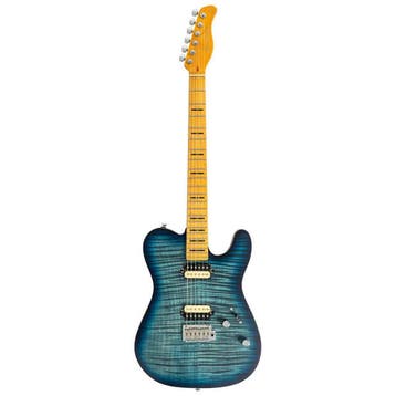 Sire T7N FM T-Style Elektrische Gitaar Transparent Blue, Ophalen of Verzenden, Nieuw