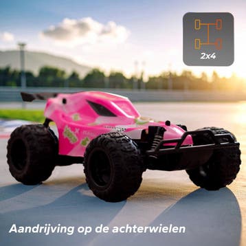 Overmax X-Clash Bestuurbare Auto - 20 km/h - 2 accus -, Ophalen of Verzenden, Zo goed als nieuw
