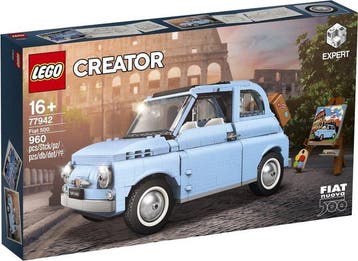 Lego Set - 77942 - Creator Expert - Fiat 500 (Light Blue) -, Nieuw