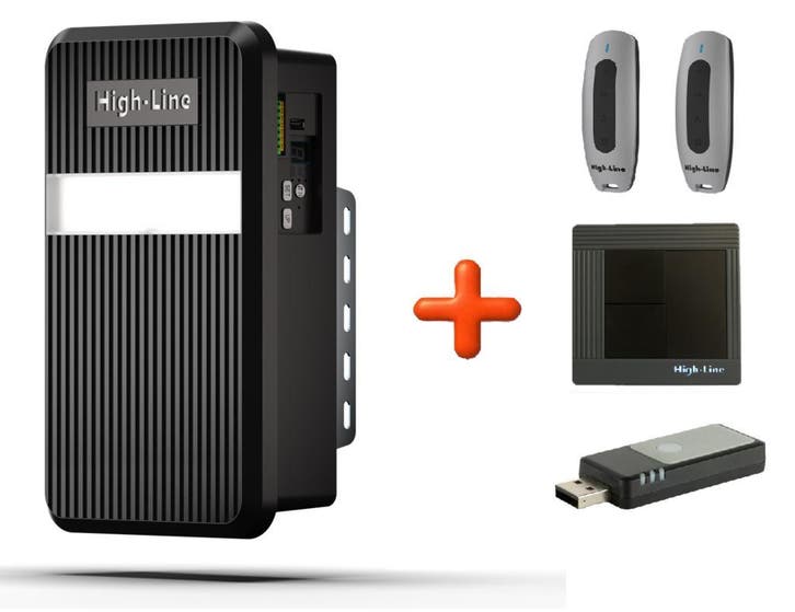 Garagedeuropener High-Line Smart – 10% Korting + WiFi, Doe-het-zelf en Verbouw, Deuren en Horren, Garagedeur, Nieuw, Kunststof