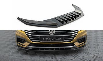 Voorspoiler V.3 Volkswagen Arteon Maxton Zwart Glans, Ophalen of Verzenden, Nieuw