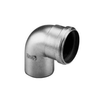 Burgerhout Mugrofix Ø80 Aluminium bocht 90°, Verzenden, Nieuw
