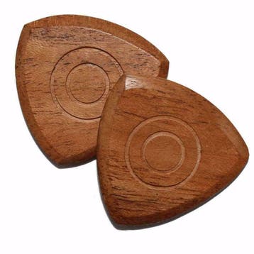 Pokhout tri pick houten plectrum, Ophalen of Verzenden, Nieuw