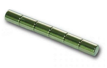 Magneet Neodym cilinder 6x ø7x10mm, Verzenden, Nieuw in verpakking, Overige typen