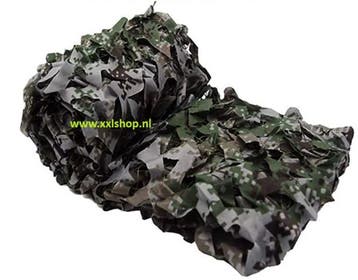 Camouflage net woodland leger groen schaduwdoek camo *3x4* D, Verzamelen, Verzenden