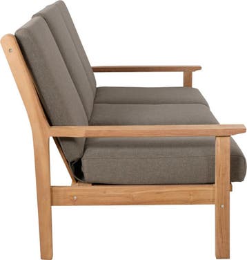 Loungebank teak 180 cm incl. kussen Lesli LivingLesli Living, Tuin en Terras, Tuinbanken, Ophalen of Verzenden, Nieuw