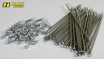 Haan Wheels 17 Spaakset (Voor) Zilver Yamaha TT 600R 1993-2, Ophalen of Verzenden, Nieuw