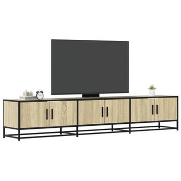 vidaXL Tv-meubel 210x35x41 cm bewerkt hout sonoma, Huis en Inrichting, Kasten | Televisiemeubels, Verzenden, Nieuw, Overige houtsoorten