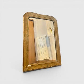 Spiegel - Hout - Frankrijk XIXe - Hoogte: 85 cm