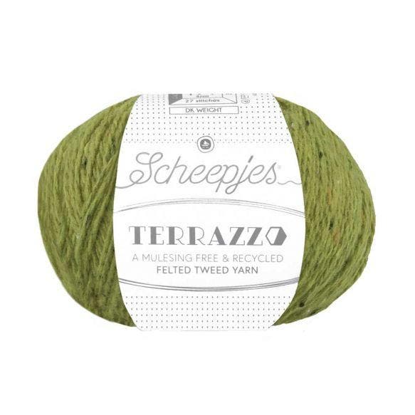 Scheepjes Terrazzo 50 gr - 707 Oliva, Hobby en Vrije tijd, Breien en Haken, Nieuw, Verzenden