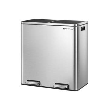 Prullenbak - pedaalemmer - 2 x 15 liter - totaal 30 liter -, Huis en Inrichting, Woonaccessoires | Prullenbakken, Verzenden, Nieuw