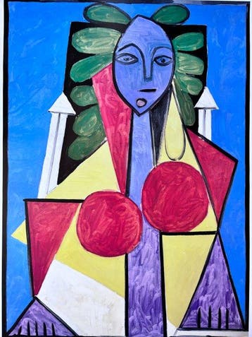 Pablo Picasso (after) - Mujer en un sillón (Françoise Gilot)