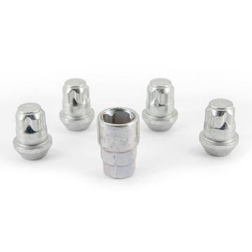H&R Wielslotenset M14x1.50 konisch - 4 slotmoeren incl. adap, Verzenden, Nieuw