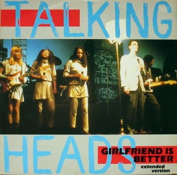 Talking Heads - Girlfriend Is Better (12, Maxi, 1985), Ophalen of Verzenden, Gebruikt