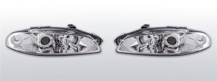 Carnamics Koplampen | Mitsubishi Eclipse 94-99 3-d | Angel E, Auto-onderdelen, Verlichting, Nieuw, Verzenden