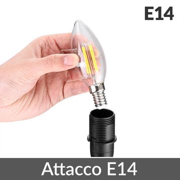 Tafellamp Grijs RVS 32x10x10cm E14 (Lampen, Interieur), Huis en Inrichting, Lampen | Hanglampen, Verzenden, Nieuw
