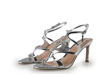 Steve Madden Sandalen in maat 39 Zilver, Kleding | Dames, Overige kleuren, Verzenden, Steve Madden, Sandalen of Muiltjes
