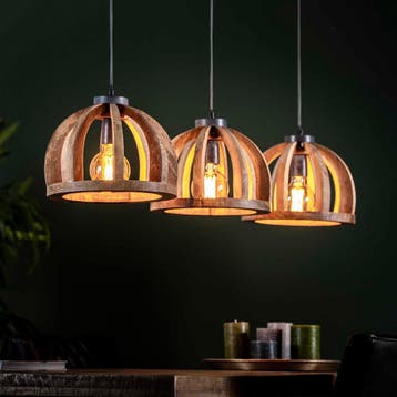 *WOONWINKEL* Eettafel Hanglamp Van Hout, Verzenden, Nieuw