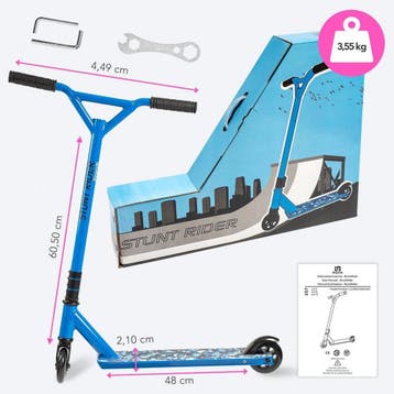 2dekans | LifeGoods StuntRider - Stuntstep - Step 8+ Jaar -, Ophalen of Verzenden, Zo goed als nieuw