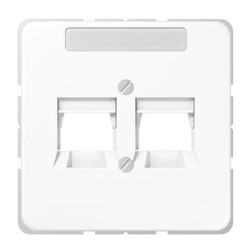 Jung CD500 Insteekplaat Schakelmateriaal - CD569-2NATWW, Verzenden, Nieuw, Overige typen