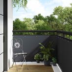 vidaXL Balkon Scherm met Oogjes Antracietkleurig, Verzenden, Nieuw, Kunststof