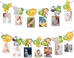 Milestone foto banner Jungle Animals, Verzenden, Nieuw, Versiering