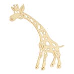Houten ornament giraf 16cm, Verzenden, Nieuw