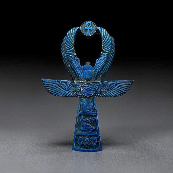 Replica van het oude Egypte Levenssleutel-symbool met, Antiek en Kunst, Antiek | Overige Antiek