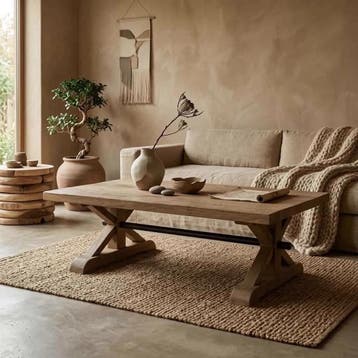 Salontafel Riegel kloostertafel | World of Brosi, Ophalen of Verzenden, Nieuw