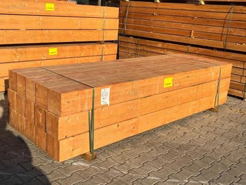 2x (15x) Red Class Wood paal 20x20x300cm, Nieuw