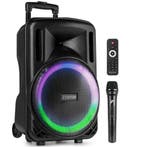 Retourdeal - Fenton FT12LED MK2 party speaker met Bluetooth, Verzenden, Zo goed als nieuw