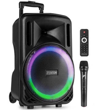 Retourdeal - Fenton FT12LED MK2 party speaker met Bluetooth, Audio, Tv en Foto, Luidsprekers, Verzenden, Zo goed als nieuw