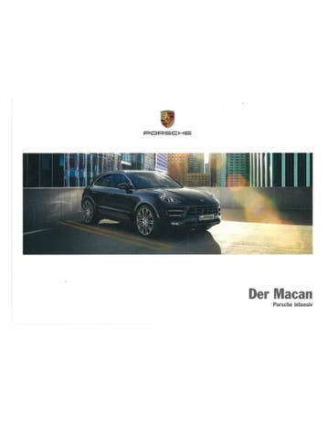 2018 PORSCHE MACAN HARDCOVER BROCHURE DUITS, Boeken, Nieuw, Porsche, Author