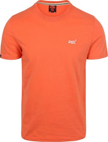Superdry Essential T-Shirt Oranje maat M Heren, Kleding | Heren, T-shirts, Nieuw, Oranje, Superdry, Verzenden