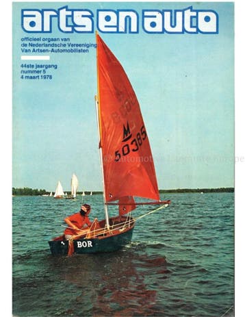 1978 ARTS EN AUTO MAGAZINE 05 NEDERLANDS, Nieuw, Author