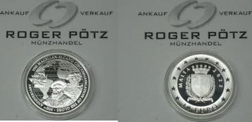 Malta 10 Euro zilver 2022 Magellan nur 1000 Exemplare Auf..., Verzenden