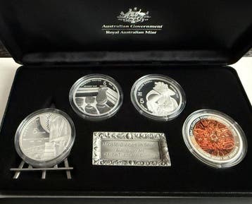 Australië. 5 Dollars 2007, Masterpieces in Silver