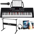 2dekans | Finesse Keyboard Piano - Verlichting - Statief &, Ophalen of Verzenden, Zo goed als nieuw