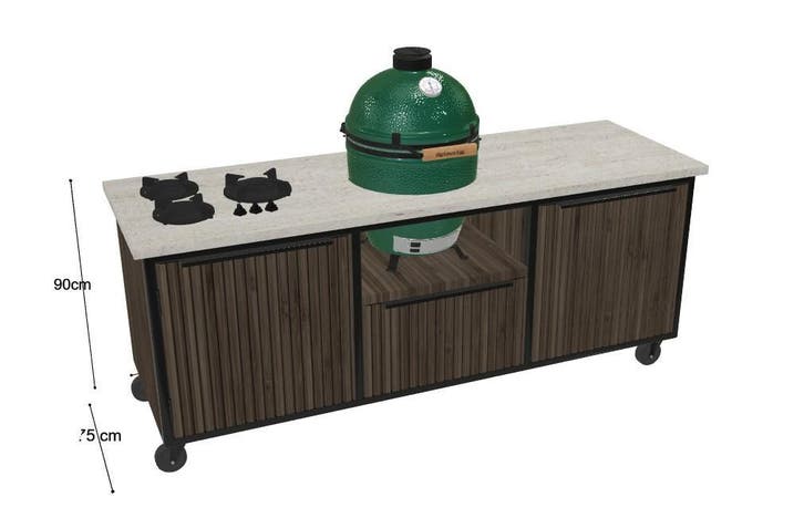 Fraaii Buitenkeukens op maat, Tuin en Terras, Buitenkeukens, Vrijstaand, Nieuw, Houtskool, Verzenden