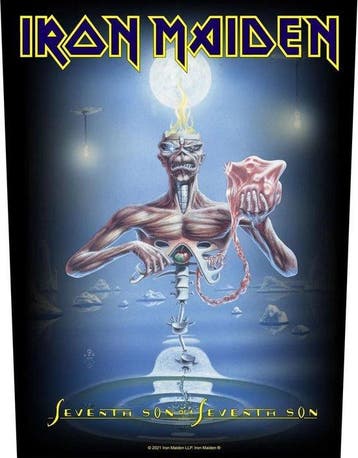Iron Maiden - Seventh Son - Backpatch officiële merchandise, Ophalen of Verzenden, Nieuw, Kleding