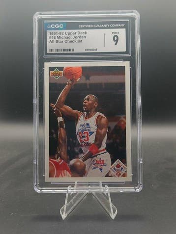 Upper Deck 1991-92 Michael Jordan #48 - CGC 9 Graded card, Nieuw