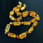 Amber Unieke Baltische Barnsteenketting - Vrouwen, Mannen,