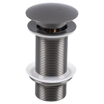 Wastafel Afvoerplug Differnz Pop Up Design 9.8 cm Gunmetal, Ophalen of Verzenden, Nieuw, Overige typen