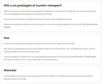 Inkoop Postzegels & Munten, Nederland en Buitenland