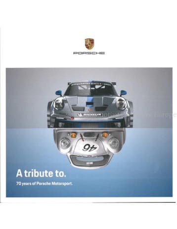 A TRIBUTE TO 70 YEARS OF PORSCHE MOTORSPORT, Boeken, Nieuw, Porsche, Author