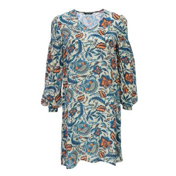 Princess goes Hollywood • jurk met bloemen • 36, Kleding | Dames, Princess goes Hollywood, Verzenden, Beige, Nieuw
