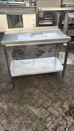 Afvoertafel rechts 120x73x90 bxdxh, Ophalen of Verzenden, Gebruikt