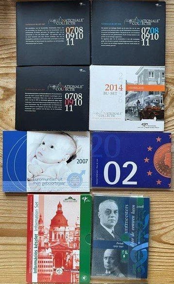 Europa. Year Set (BU) 2002/2014 (8 sets) (Zonder